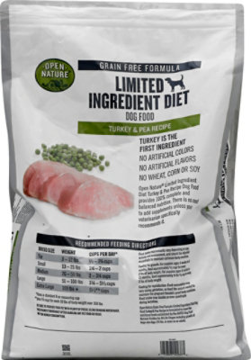 Open Nature Dog Food Turkey & Pea - 11 Lb - Image 4