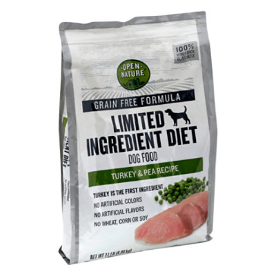 Open Nature Dog Food Turkey & Pea - 11 Lb