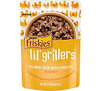 Friskies Cat Food Wet Lil Grillers Chicken - 1.55 Oz
