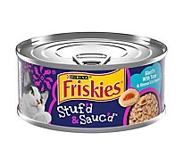 Friskies Cat Food Wet Stufd & Saucd Tuna - 5.5 Oz