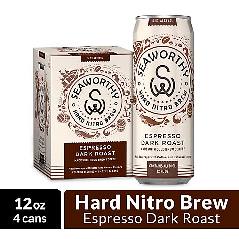 Seaworthy Espresso Dark Roast In Cans - 4-12 Fl. Oz.