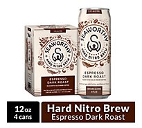 Seaworthy Espresso Dark Roast Hard Nitro Cold Brew Beer Cans 5.5% ABV - 4-12 Fl. Oz.