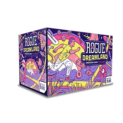 Rogue Dreamland Lager In Cans - 6-12 Fl. Oz.