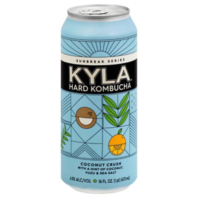 Kyla Hard Kombucha Sunbreak 1 Coconut Blue Crush In Cans - 16 Fl. Oz. - Image 3