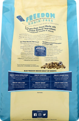 Blue Buffalo Freedom Fish Adult Cat Food - 9.5 Lb - Image 5