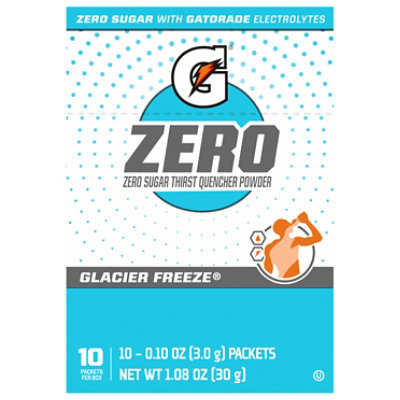 Gatorade Powder Glacier Freeze 16.9 Fl Oz 10 Count - .84 Oz - Image 3