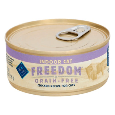 BLUE Freedom Cat Food Indoor Grain Free Natural Chicken Recipe - 5.5 Oz
