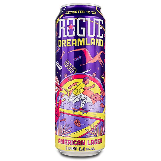 Rogue Dreamland Lager In Cans - 19.2 Fl. Oz.