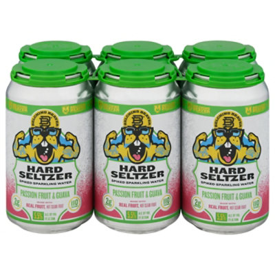 Belching Beaver Brewery Passionfruit & Guava Hard Seltzer In Cans - 6-12 Fl. Oz. - Image 3