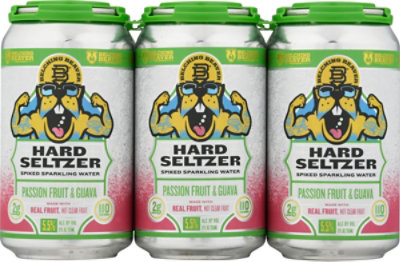Belching Beaver Brewery Passionfruit & Guava Hard Seltzer In Cans - 6-12 Fl. Oz. - Image 2