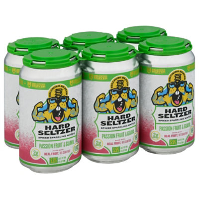 Belching Beaver Brewery Passionfruit & Guava Hard Seltzer In Cans - 6-12 Fl. Oz. - Image 1