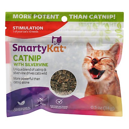 SmartyKat Catnip With Silvervine - 0.5 Oz - Image 3