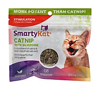 SmartyKat Catnip With Silvervine - 0.5 Oz