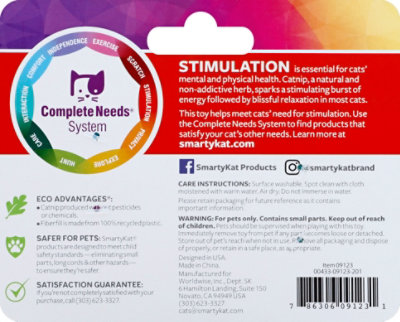 SmartyKat Fuzzy Friends Cat Toy - 2 Count - Image 3