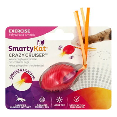 SmartyKat Crazy Cruiser Cat Toy - Each