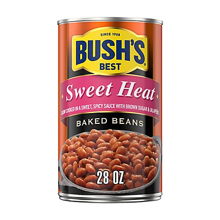 BUSH'S BEST Sweet Heat Baked Beans - 28 Oz - Image 1