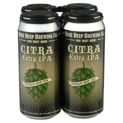 Knee Deep Citra Extra Ipa In Cans - 4-16 Fl. Oz.