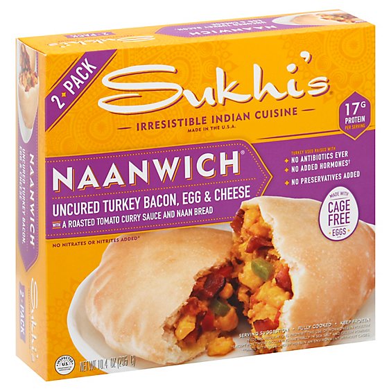 Sukhis Sandwich Trky Bcn Egg Chz - 10.4 Oz