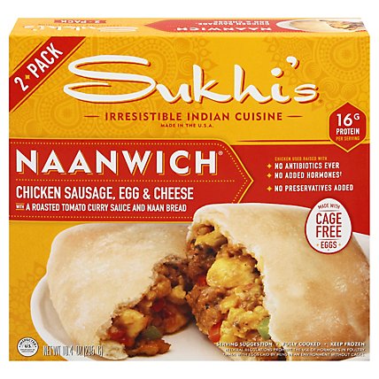 Sukhis Sandwich Chkn Sausge Egg - 10.4 Oz - Image 3