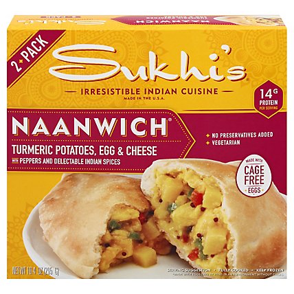 Sukhis Sandwich Ptato Egg Chz - 10.4 Oz - Image 3