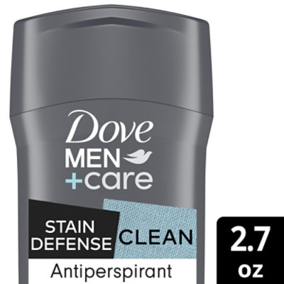 warmte rand Veranderlijk Dove Men+Care Antiperspirant Solid Invisible Stain Defense Clean - 2.7 Oz -  ACME Markets