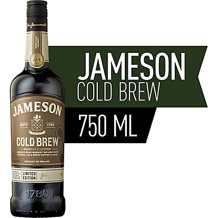 Jameson Cold Brew Irish Whiskey & Coffee - 750 Ml - shaws Jameson Cold Brew Irish Whiskey & Coffee - 750 Ml - shaws