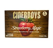 Ciderboys Strawberry Magic Is Crisp Apple Cider Blended With The In Cans - 6-12 Fl. Oz.