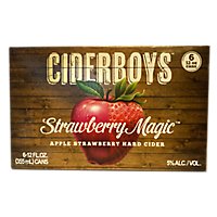 Ciderboys Strawberry Magic Is Crisp Apple Cider Blended With The In Cans - 6-12 Fl. Oz. - Image 1
