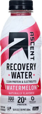 ascent protein recovery water stores