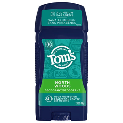 Tom's of Maine Long Lasting Mens Deodorant North Woods - 2.8 Oz - Image 1