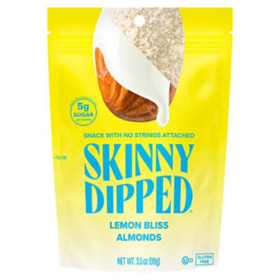 SkinnyDipped Lemon Bliss Almonds Pouch - 3.5 Oz