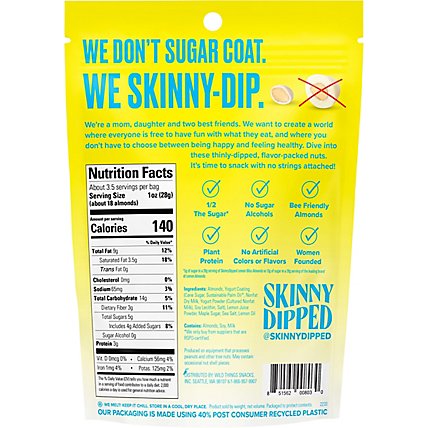 Skinny Dipped Almonds Lemon Bliss - 3.5 Oz - Image 6