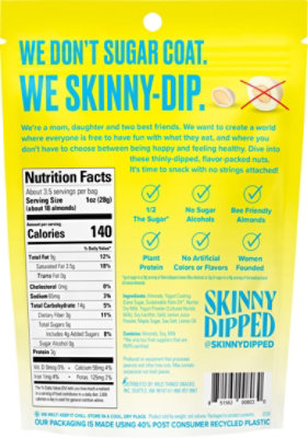 SkinnyDipped Lemon Bliss Almonds Pouch - 3.5 Oz - Image 6