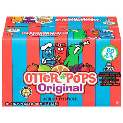 Otter Pops Original Assorted Ice Pops - 80-1 Oz - Image 3