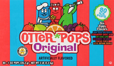 Otter Pops Original Assorted Ice Pops - 80-1 Oz - Image 6