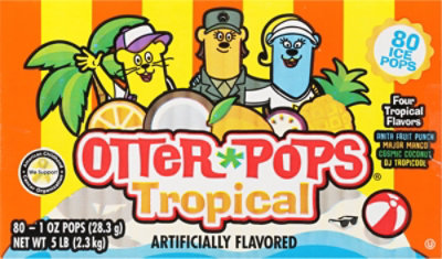 Otter Pops Tropical Ice Pops - 80-1 Oz - Image 2