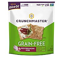 Crunchmaster Crackers Grain Free Mediterranean Herb - 3.54 Oz