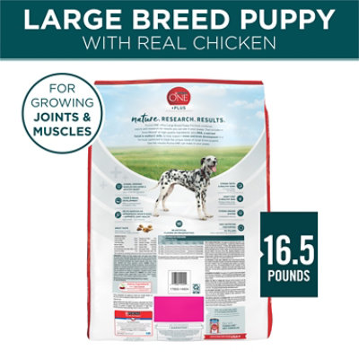 Purina ONE Chicken For Large Breed Dry Dog Food - 16.5 Lb - Image 2