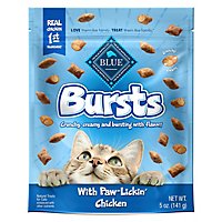 Blue Bursts Chicken Crunchy Cat Treats - 5 Oz - Image 1