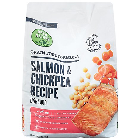 Open Nature Dog Food Grain Free Salmon & Chickpea - 24 Lb