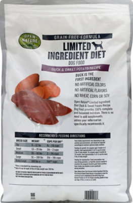 Open Nature Dog Food Duck & Sweet Potato - 11 Lb - Image 4