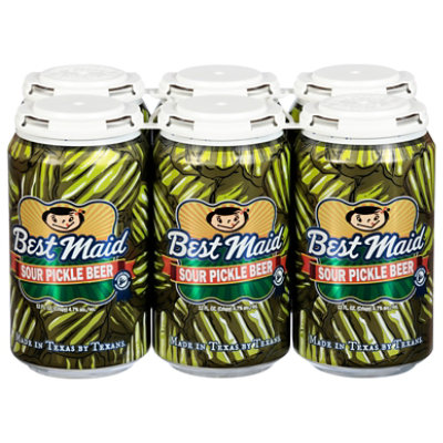 Martin Houses Best Maid Sour Pickle Beer Has Taken The State In Cans - 6-12 Fl. Oz. - Image 1