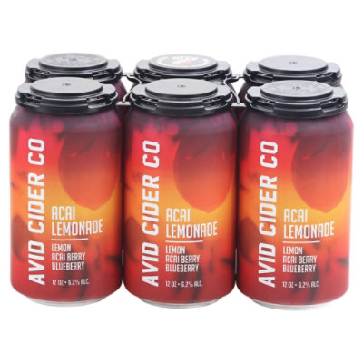 Avid Acai Lemonade In Cans - 6-12 Fl. Oz. - Image 3