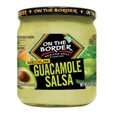 On The Border Salsa Guacamole Medium - 15 Oz - Image 1