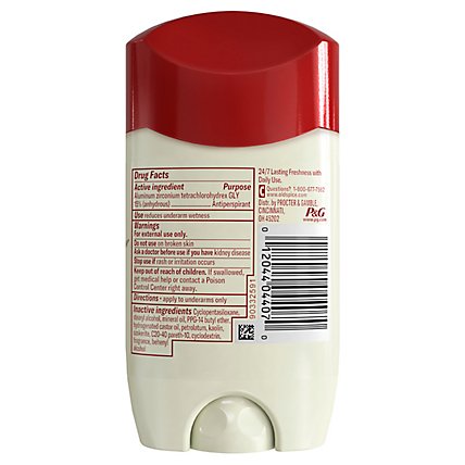 Old Spice Mens Antiperspirant & Deodorant Oasis With Vanilla Notes - 2.26 Oz - Image 4