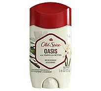 Old Spice Mens Antiperspirant & Deodorant Oasis With Vanilla - 2.26 Oz
