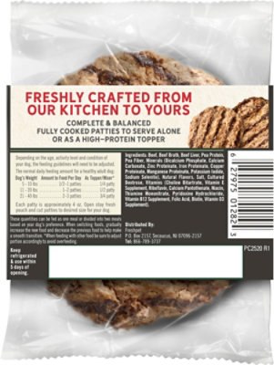 Freshpet Homestyle Creations Dog Food Adult Patties Beef 2 Count - 8 Oz - Image 2