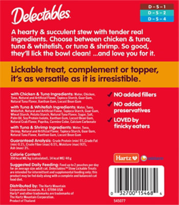 Delectables Stew Lickable Treats For Cats Variety Pack - 12-1.4 Oz - Image 5