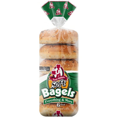 Aunt Millies Everything & More Bagels 20 Oz - 6 Count - Image 1