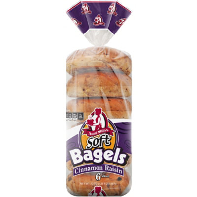 Aunt Millies Cinnamon Raisin Bagels 20 Oz - 6 Count - Image 2